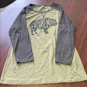 The North Face 3/4 length tee